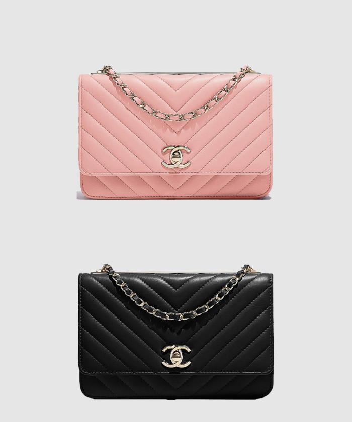 [CHANEL-샤넬]<br>쉐브론 트렌디CC WOC A80982