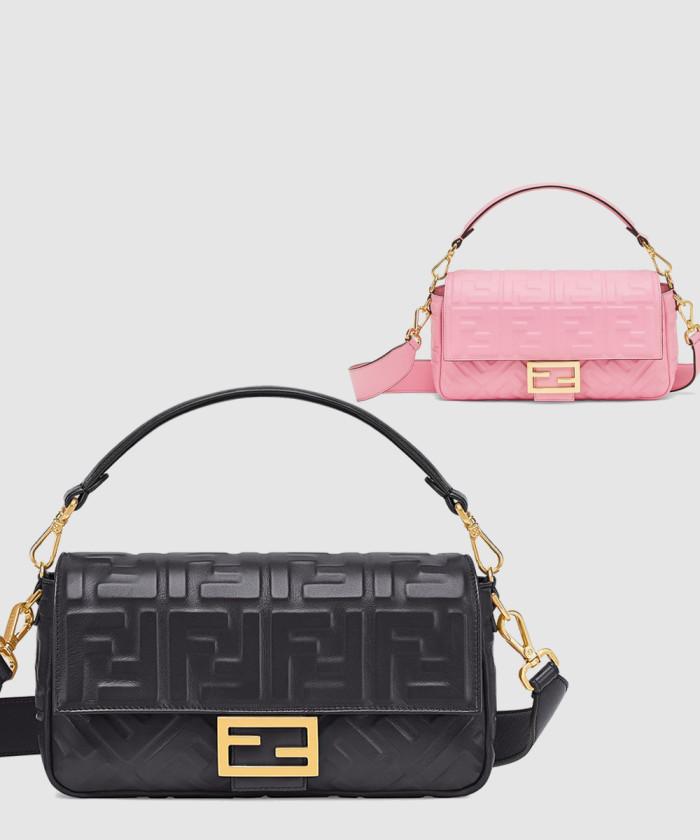 [FENDI-펜디]<br>바게트백 미듐 8BR600