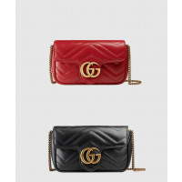 [GUCCI-구찌]<br>GG 마몽 마틀라세 수퍼 미니백 476433