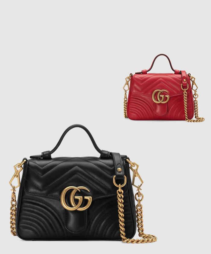 [GUCCI-구찌]<br>GG 마몽 미니 탑핸들백 547260