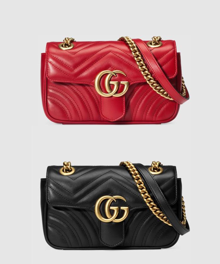 [GUCCI-구찌]<br>GG 마몽 마틀라세 미니백 446744