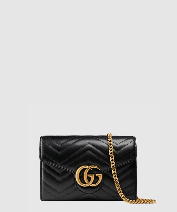 [GUCCI-구찌]<br>GG 마몽 마틀라세 체인 WOC 474575