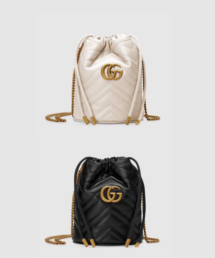 [GUCCI-구찌]<br>GG 마몽 미니 버킷백 575163