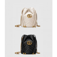 [GUCCI-구찌]<br>GG 마몽 미니 버킷백 575163