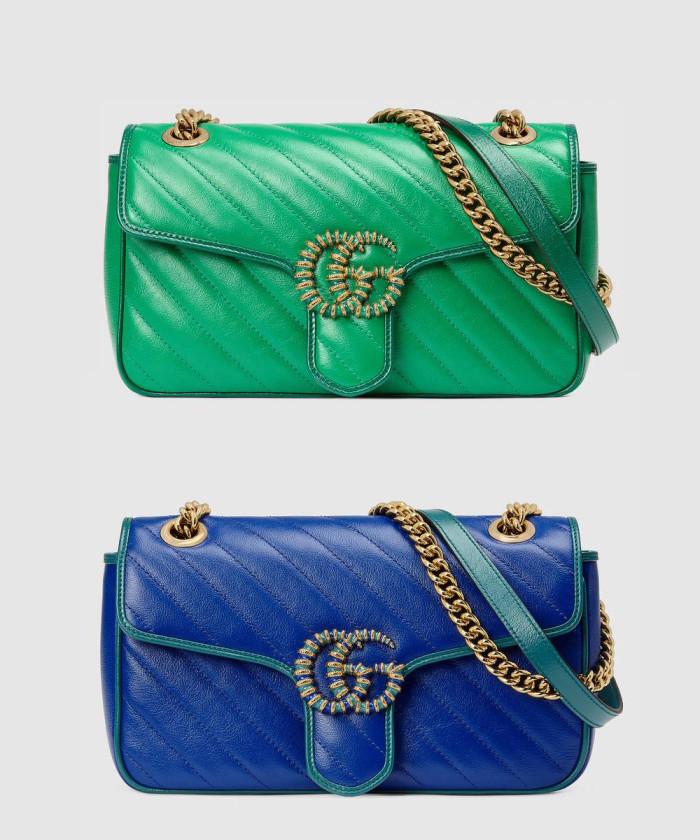 [GUCCI-구찌]<br>GG 마몽 스몰 숄더백 443497