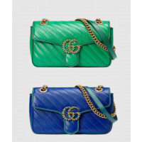 [GUCCI-구찌]<br>GG 마몽 스몰 숄더백 443497