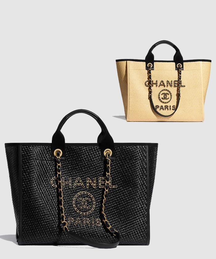 [CHANEL-샤넬]<br>스트로 도빌백 A66941