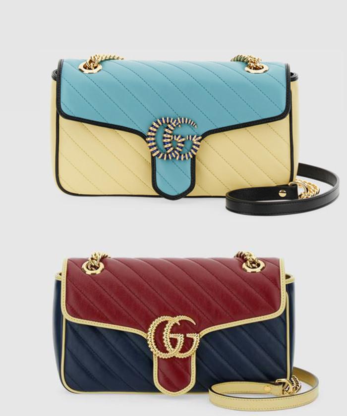 [GUCCI-구찌]<br>GG 마몽 스몰 숄더백 443497