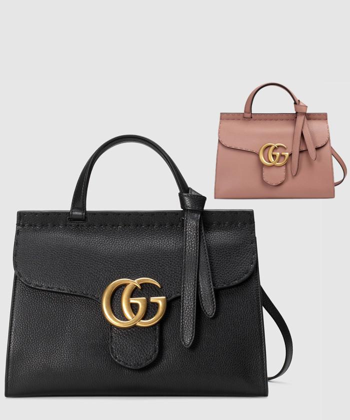 [GUCCI-구찌]<br>GG 마몽 스몰 탑핸들백 421890