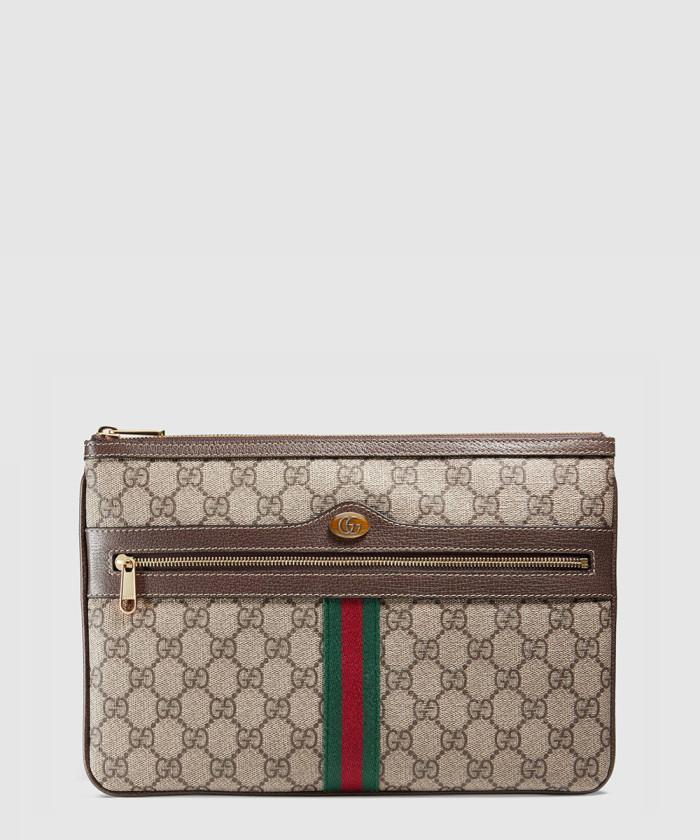 [GUCCI-구찌]<br>오피디아 GG 수프림 클러치 517551