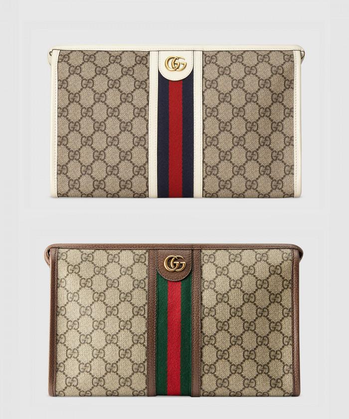 [GUCCI-구찌]<br>오피디아 GG 코스메틱 클러치 598234