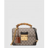 [GUCCI-구찌]<br>패드락 GG 스몰 뱀부 토트백 603221