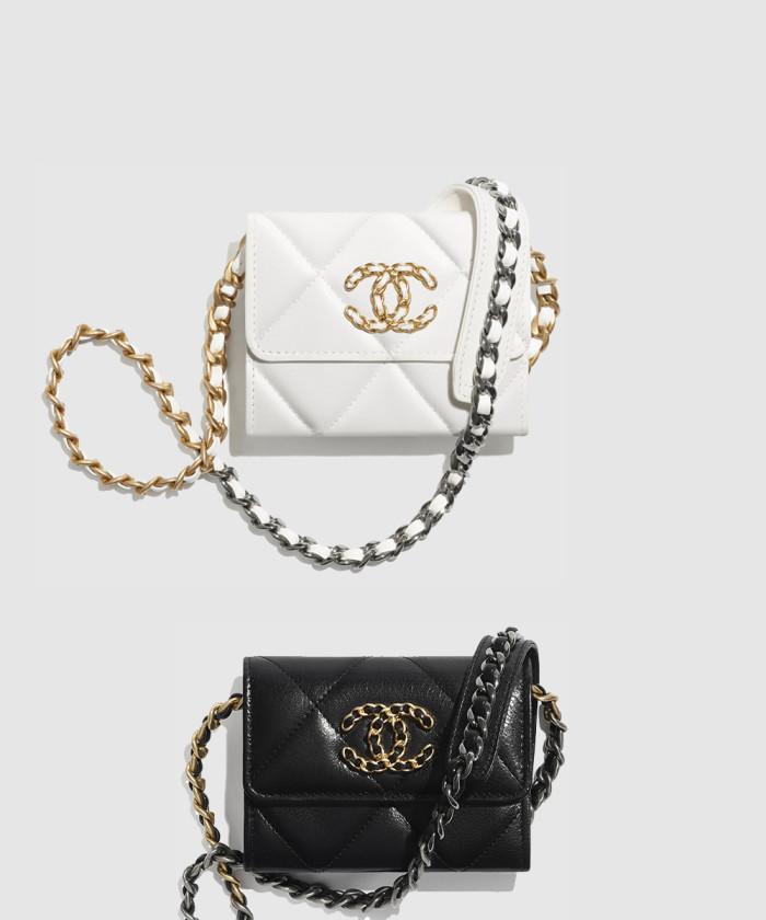 [CHANEL-샤넬]<br>19 미니 WOC AP1787