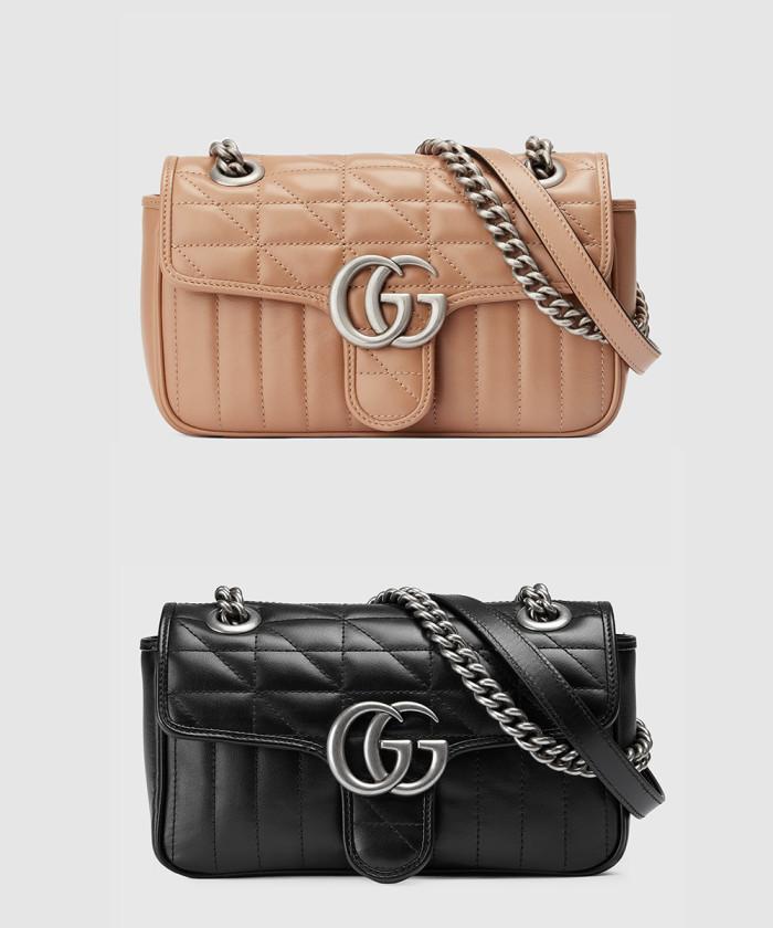 [GUCCI-구찌]<br>GG 마몽 미니 숄더백 446744