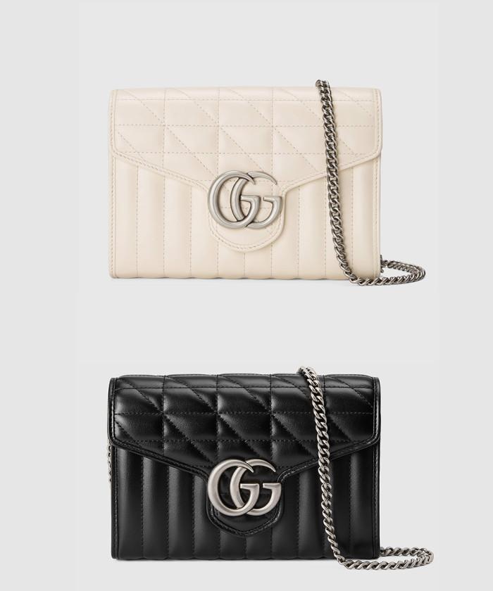 [GUCCI-구찌]<br>GG 마몽 마틀라세 WOC 474575