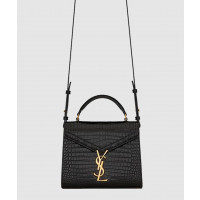 [SAINT LAURENT-생로랑]<br>카산드라 탑핸들백 크로커 미니 623930