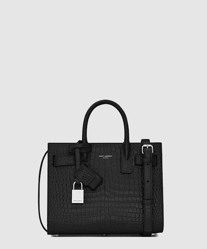 [SAINT LAURENT-생로랑]<br>삭 드쥬르 크로커 나노 392035