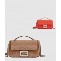 [FENDI-펜디]<br>바게트 체인 미디백 8BR793