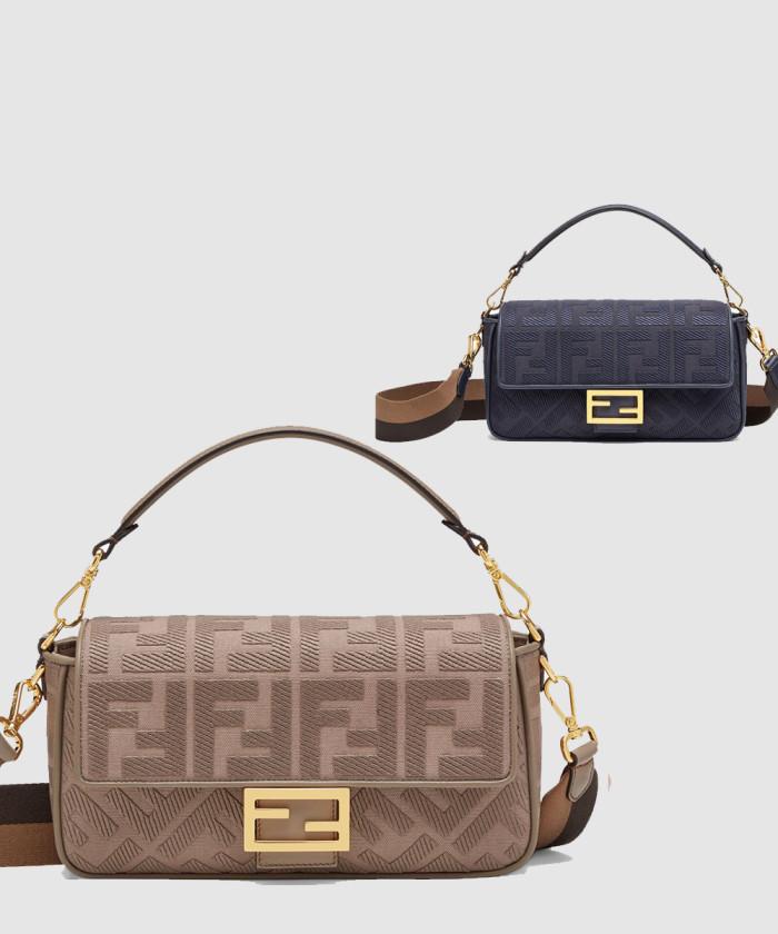 [FENDI-펜디]<br>바게트백 미듐 8BR600