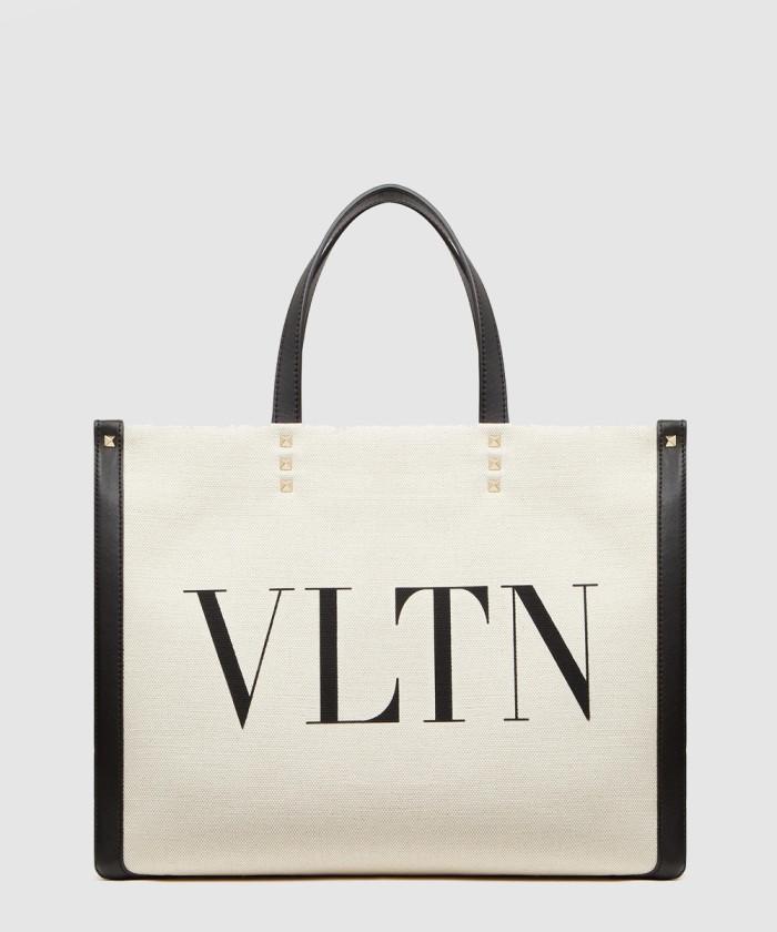 [VALENTINO-발렌티노]<br>VLTN 캔버스 쇼퍼백