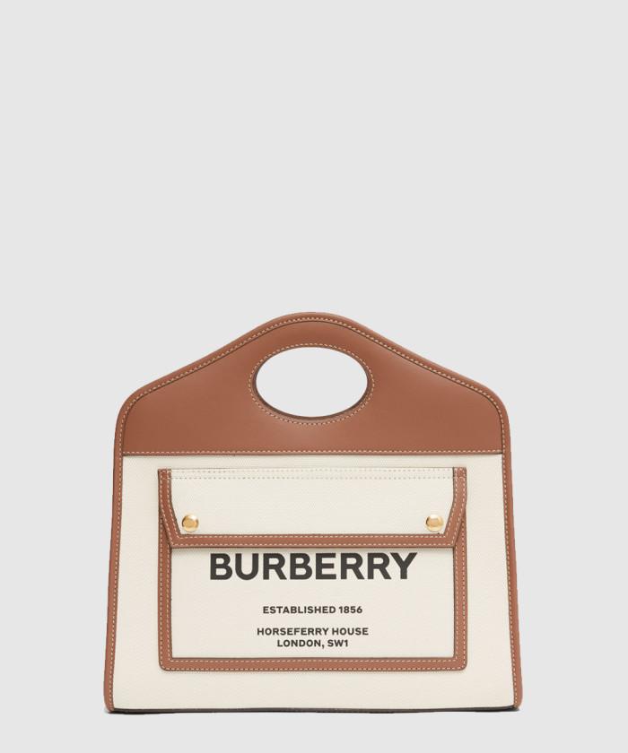 [BURBERRY-버버리]<br>캔버스 포켓백 스몰 80367841