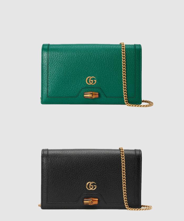 [GUCCI-구찌]<br>다이애나 뱀부 WOC 696817