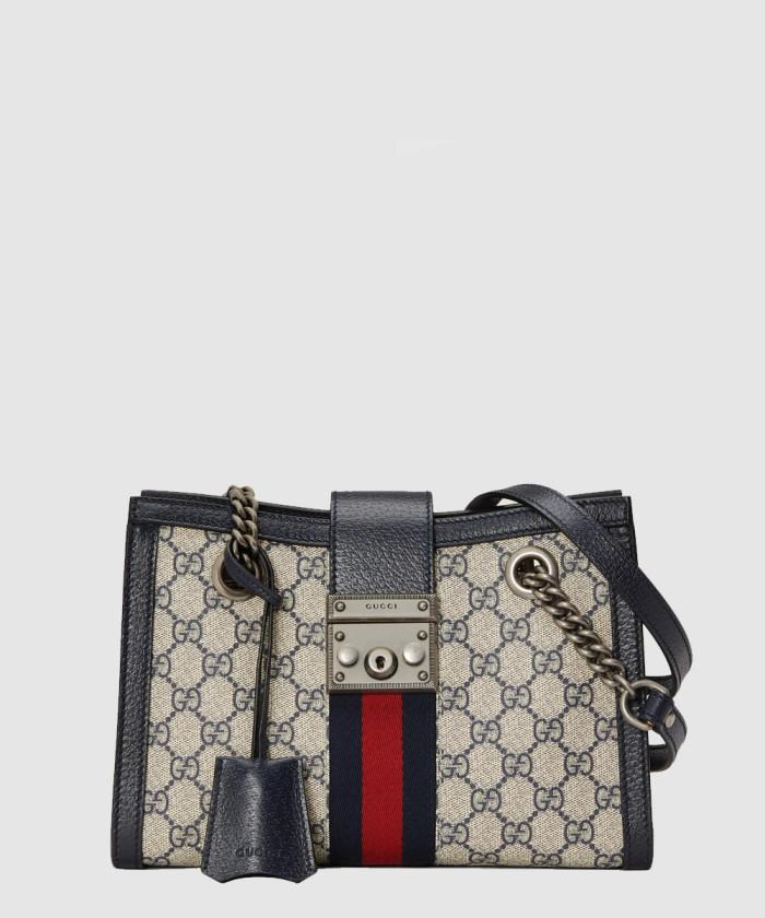 [GUCCI-구찌]<br>패드락 스몰 숄더백 498156