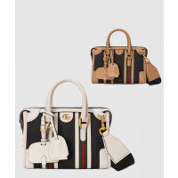 [GUCCI-구찌]<br>미니 캔버스 탑핸들백 715771