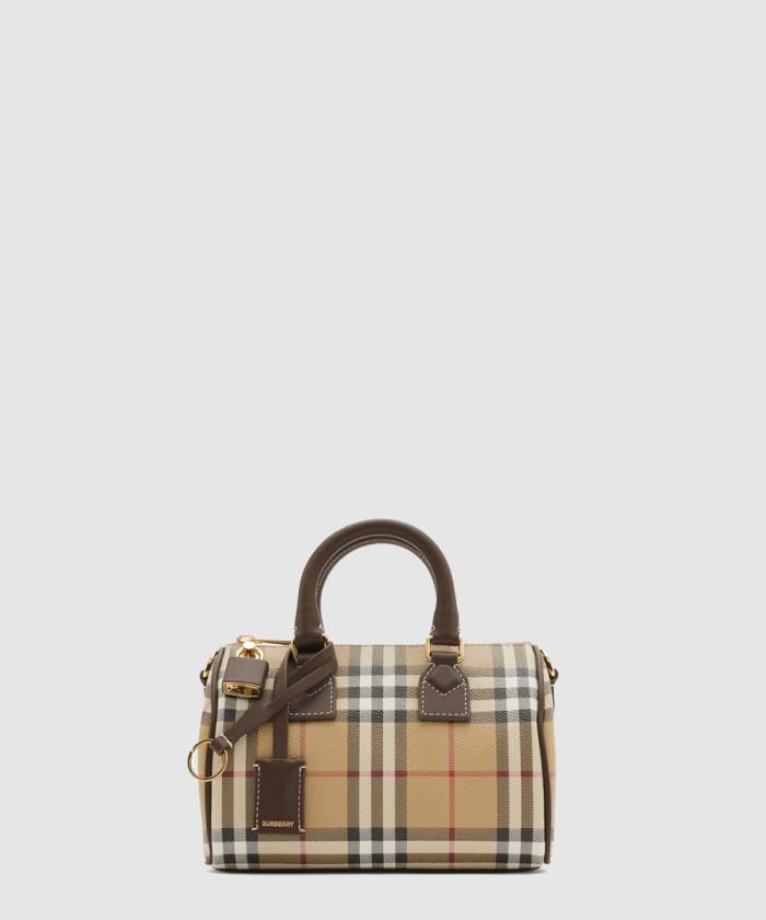 [BURBERRY-버버리]<br>미니 체크 볼링백 80975981