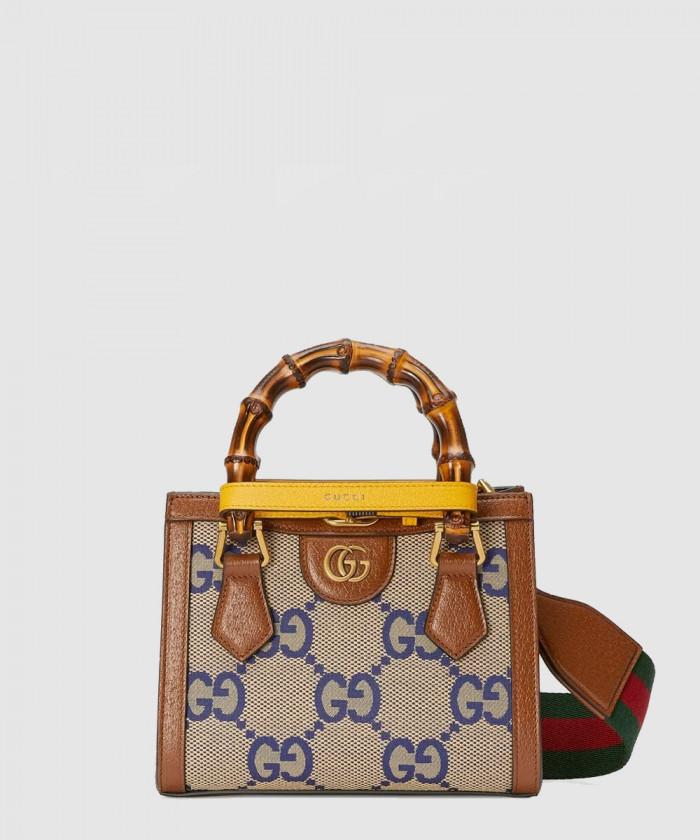 [GUCCI-구찌]<br>다이애나 점보 GG 미니 토트백 702732