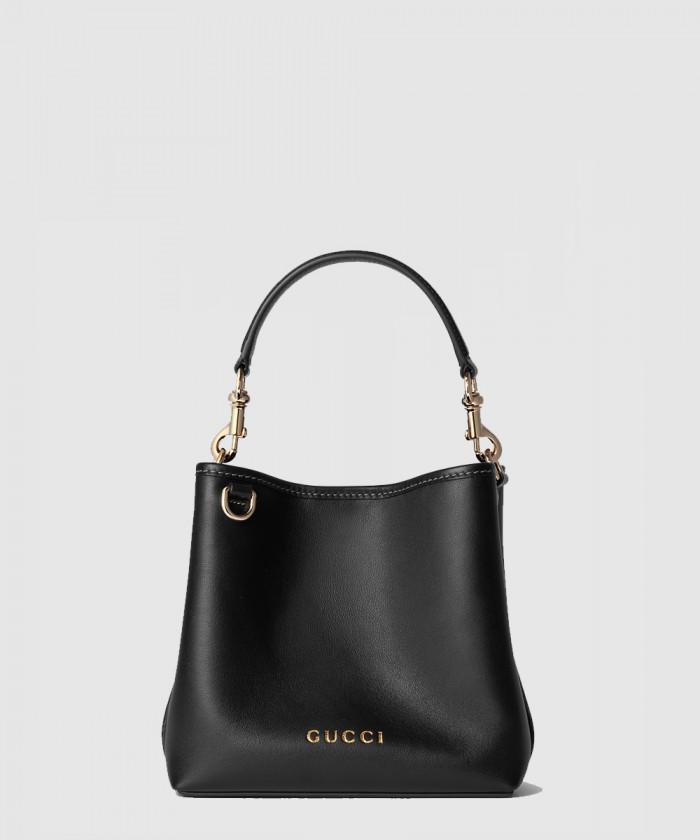 [GUCCI-구찌]<br>GG 엠블럼 미니 버킷백 815118