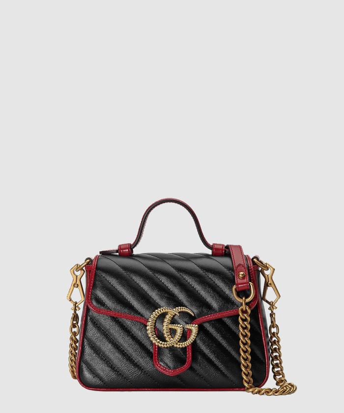 [GUCCI-구찌]<br>GG 마몽 미니 탑핸들백 583571