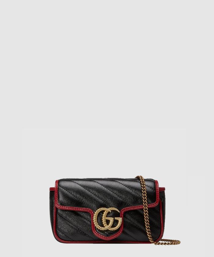 [GUCCI-구찌]<br>GG 마몽 수퍼 미니백 574969