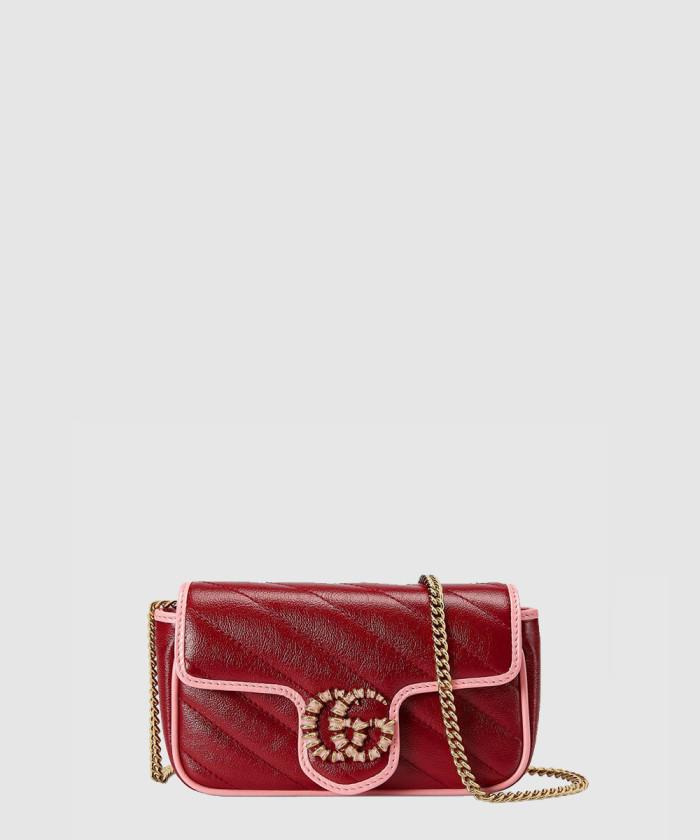 [GUCCI-구찌]<br>GG 마몽 수퍼 미니백 574969