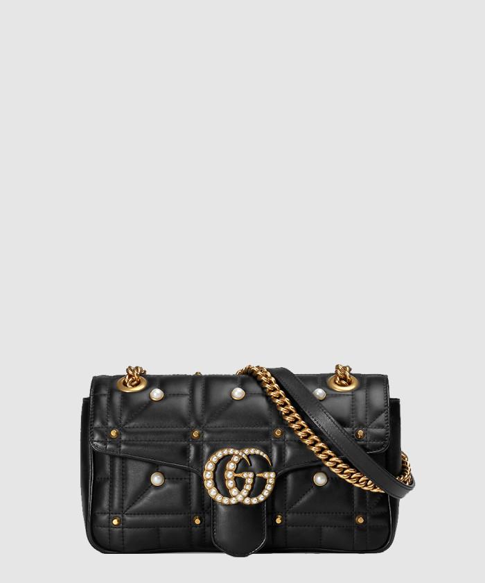 [GUCCI-구찌]<br>GG 마몽 스몰 숄더백 443497