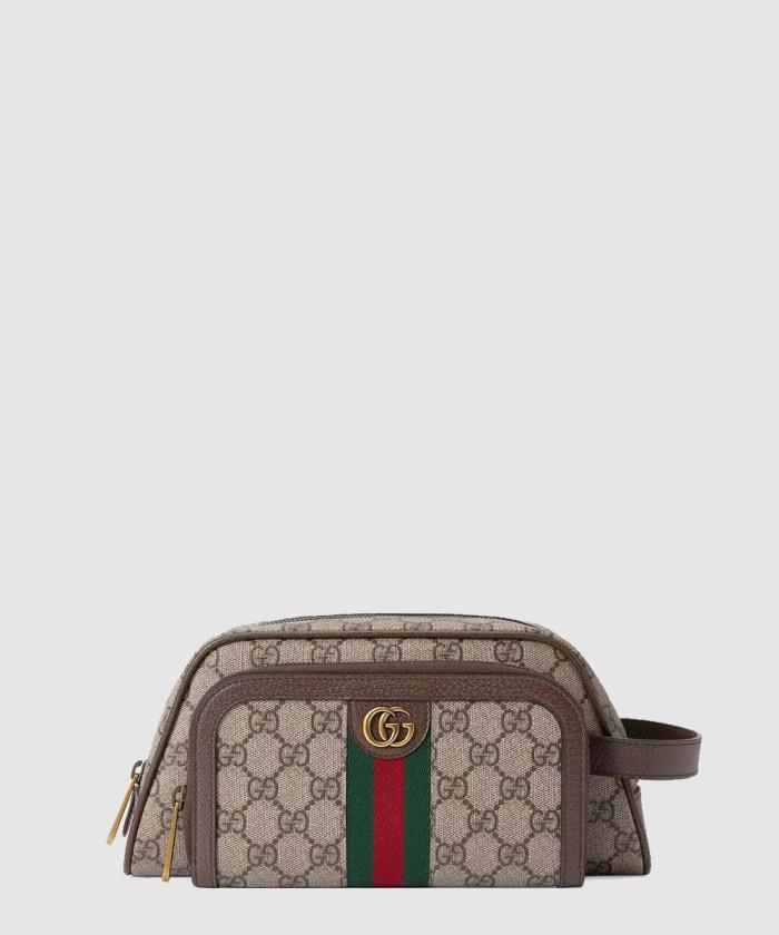 [GUCCI-구찌]<br>오피디아 GG 로고 트래블 파우치 751811