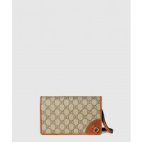 [GUCCI-구찌]<br>GG 엠블럼 수퍼 미니 숄더백 820688