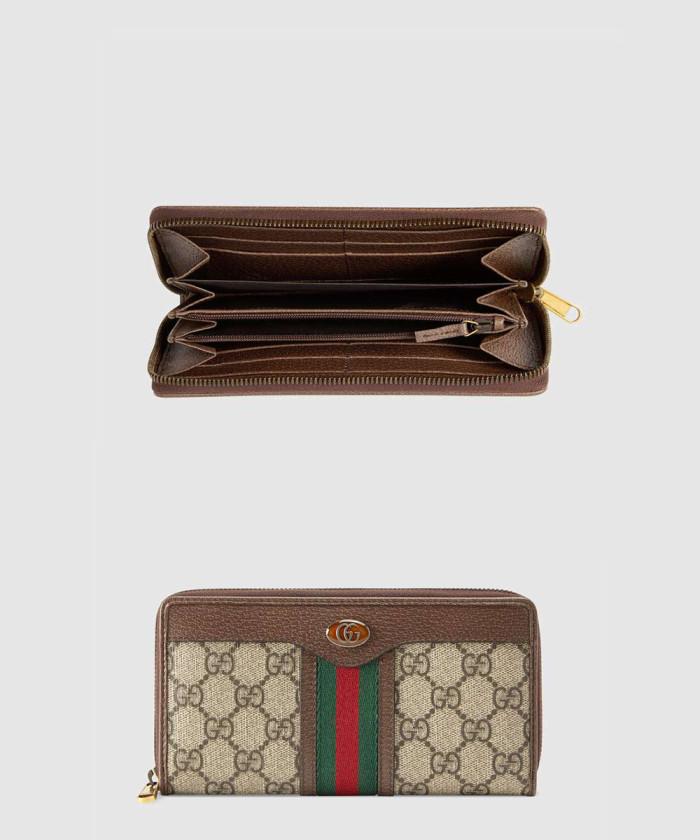 [GUCCI-구찌]<br>오피디아 GG 지퍼월렛 597612