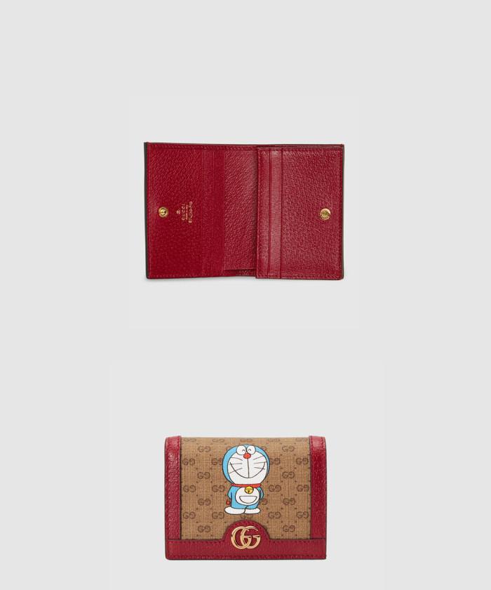 [GUCCI-구찌]<br>Doraemon x Gucci 카드지갑 647788