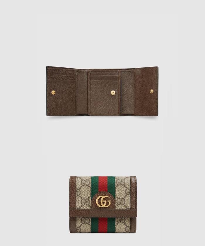 [GUCCI-구찌]<br>오피디아 GG 반지갑 ‎523174