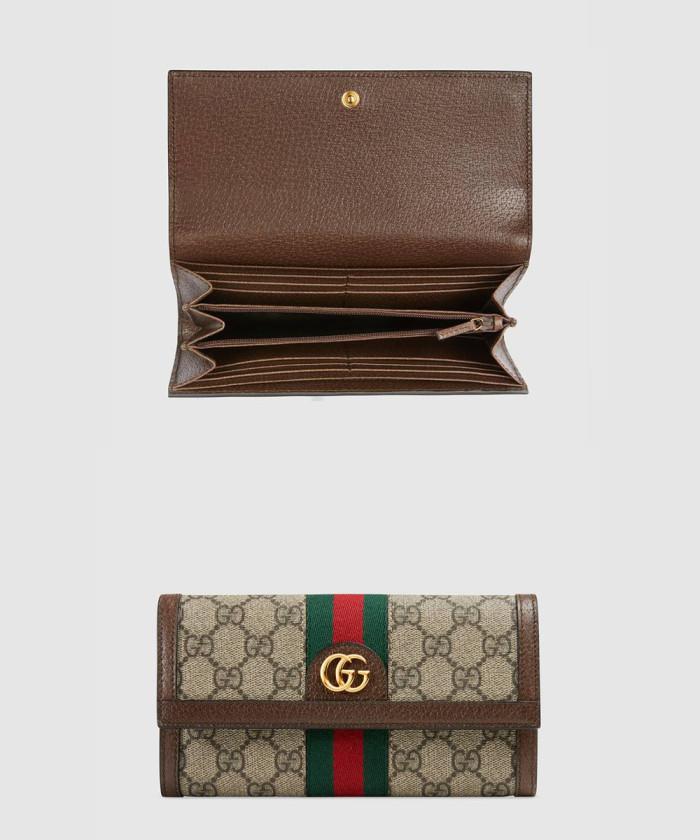 [GUCCI-구찌]<br>오피디아 GG 장지갑 ‎523153