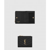 [SAINT LAURENT-생로랑]<br>모노그램 지퍼 카드지갑 575879