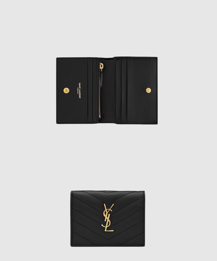 [SAINT LAURENT-생로랑]<br>모노그램 카드지갑 530841