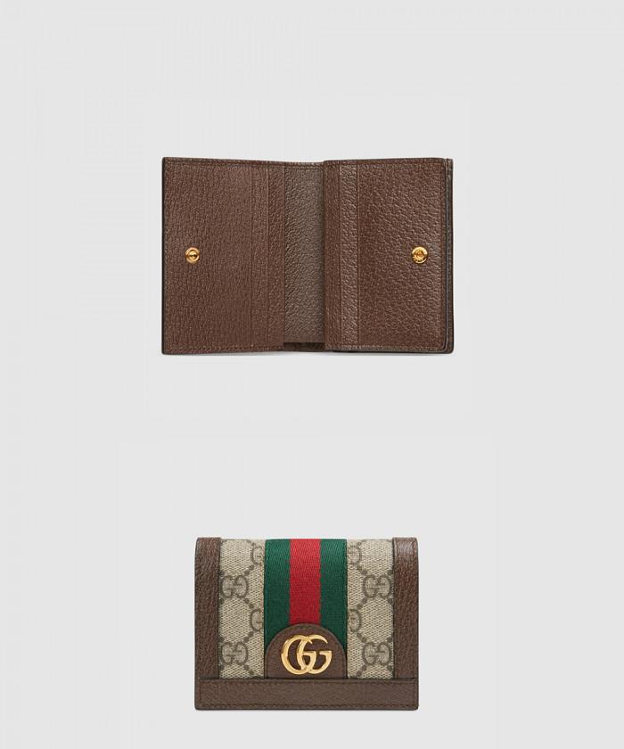 [GUCCI-구찌]<br>오피디아 GG 카드지갑 523155