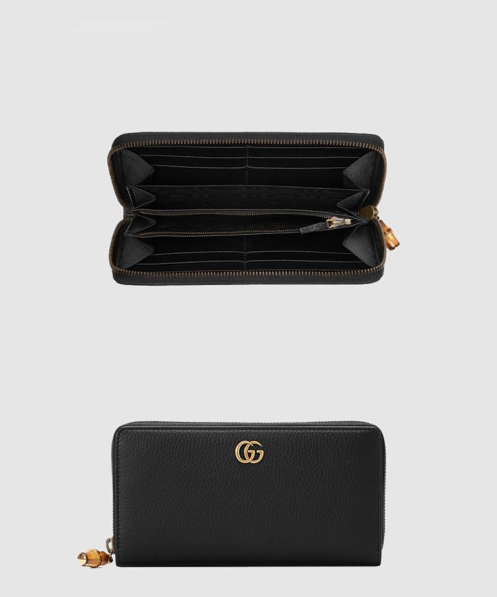 [GUCCI-구찌]<br>뱀부 지퍼월렛 739499