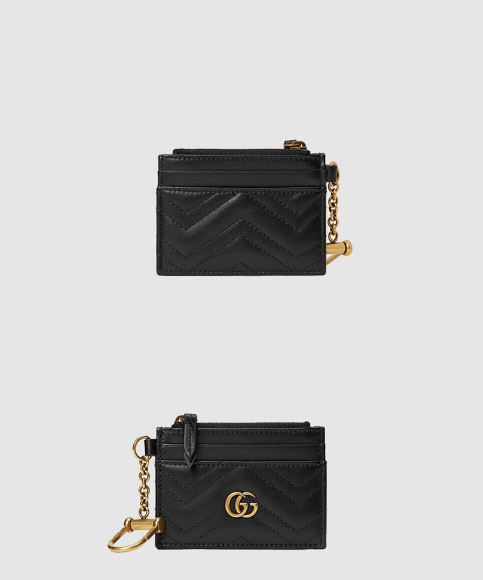 [GUCCI-구찌]<br>GG 마몽 키체인 지갑 627064