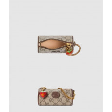 [GUCCI-구찌]<br>더블 G 스트로베리 코인퍼스 726253