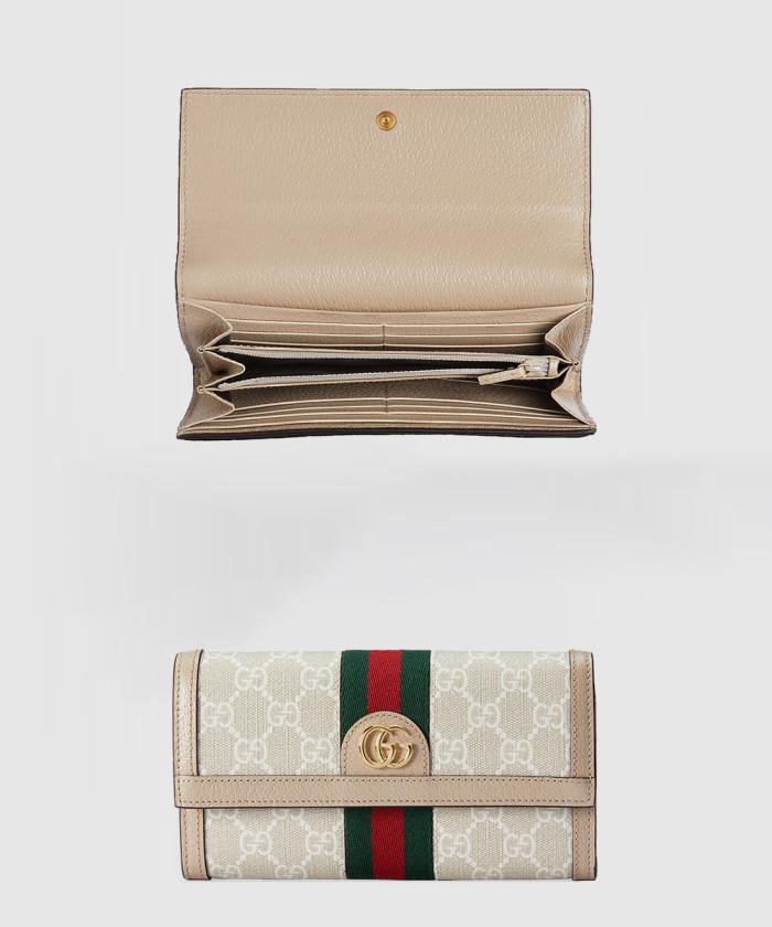 [GUCCI-구찌]<br>오피디아 GG 장지갑 523153