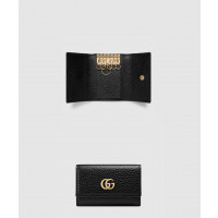 [GUCCI-구찌]<br>GG 마몬트 가죽 키 케이스 456118