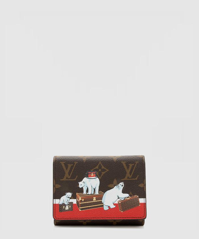 [LOUIS VUITTON-루이비통]<br>모노그램  애니메이션 한정판 북극곰 빅터린 지갑 M62090